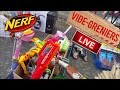 Vide grenier live jamais vu autant de nerf 