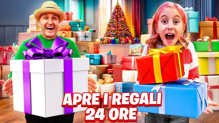 GIORGIA APRE PER 24 ORE REGALI CON PAPÀ SALVO E MAMMA CINZIA CHALLENGE!