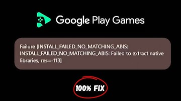 Install Failed No Matching ABIS... || Error Solved || 100% Working || Google Play Games Beta