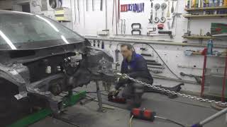 Солярис воскресший из ада. Body repair after an accident.