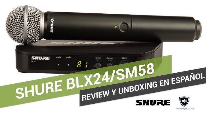 Shure BLX24/PG58-M15 Sistema Inalambrico para Voz con Micrófono PGA58