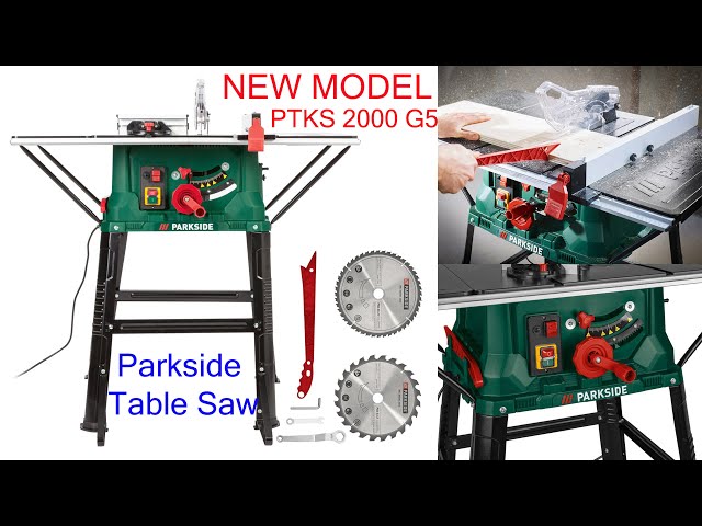 Parkside Table Saw PTKS 2000 G5 TESTING FULL REVIEW - YouTube