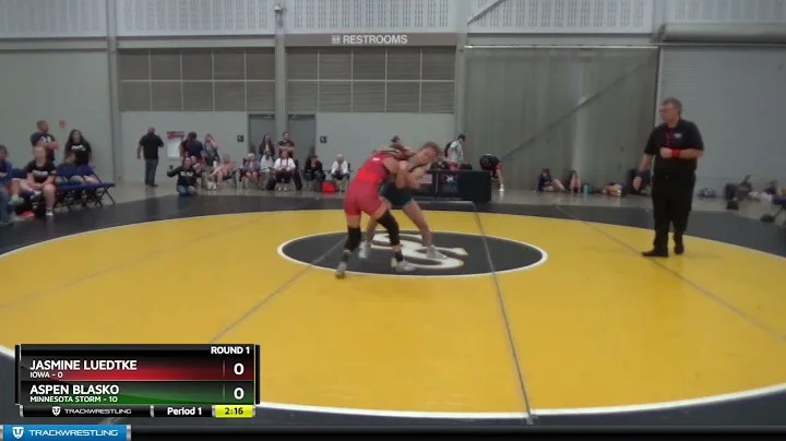 106 Lbs Round 1 (8 Team) - Jasmine Luedtke, Iowa V...