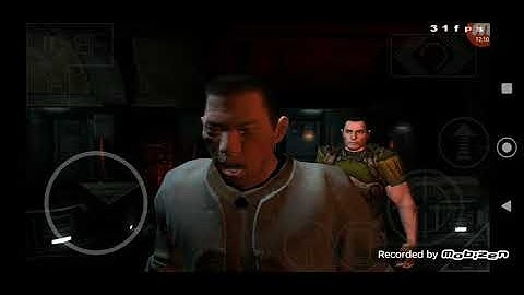 Doom 3 android gameplay 20-60 fps