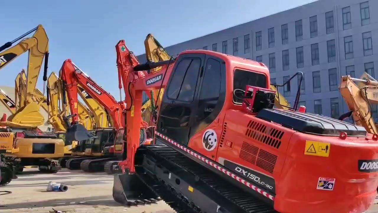 Used Doosan Dx150 Tracked Excavator