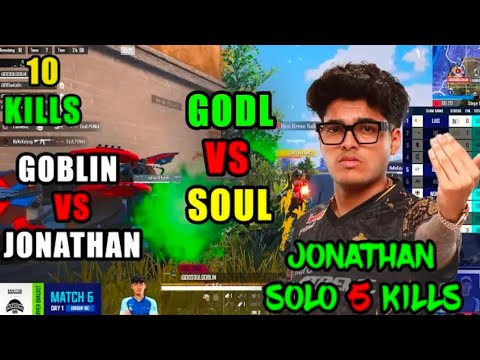 JONATHAN 10+ KILLS 🤯 | GODLIKE vs SOUL | SOLO CLUTCH SHOWDOWN👉 - YouTube