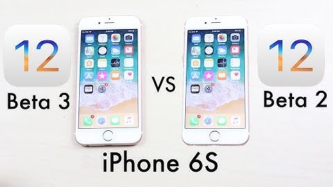 iOS 12 BETA 3 Vs iOS 12 BETA 2 On iPHONE 6S! (Comparison) (Review)