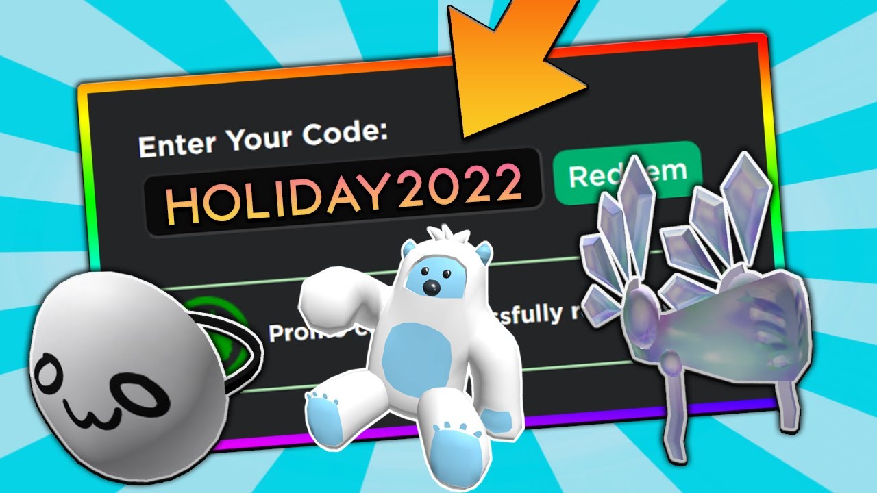 4 *NEW* Roblox PROMO CODES 2022 All FREE ROBUX Items in OCTOBER + EVENT