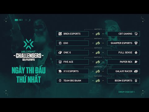 2021 VCT Stage 3 - Challengers SEA - Group Stage Day 1