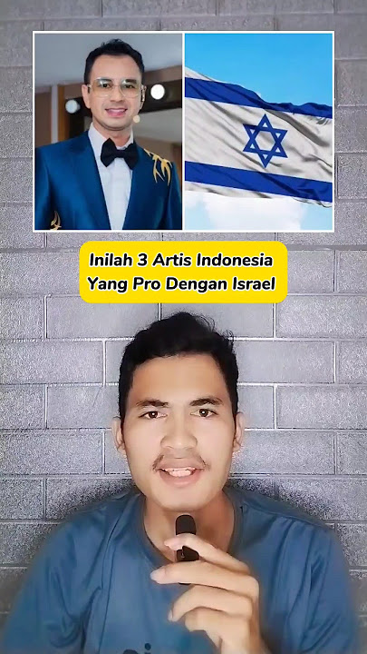 3 ARTIS DUKUNG ISRAEL #pengetahuan #shorts