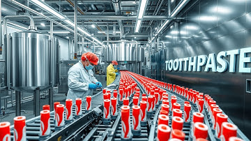 How Toothpaste Is Made — Inside the Toothpaste Production Factory