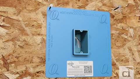 Installation of Quickflash Weatherproofing Before DuPont™ Tyvek®