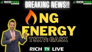 NG Energy International Corp.  (TSXV: GASX) (OTCQX: GASXF) (FRA: 56PQ)🚨 RICH TV LIVE