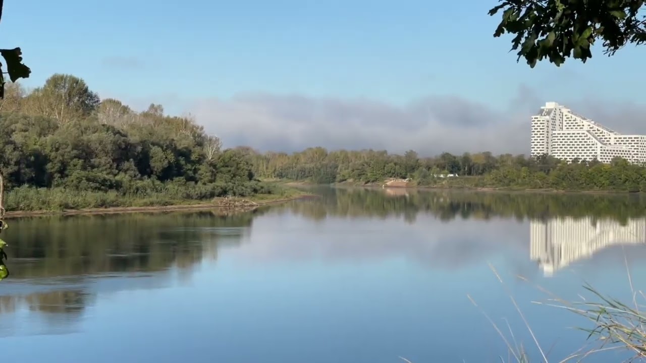 Утро на реке Белая, начало осени  2025