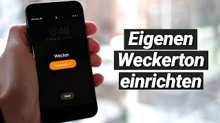 Eigenen Wecker Ton am iPhone einrichten, erstellen & ändern (ohne PC) screenshot 1