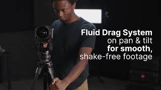 Tura MANFROTTO 500 Fluid Video Head with Flat Base Move
