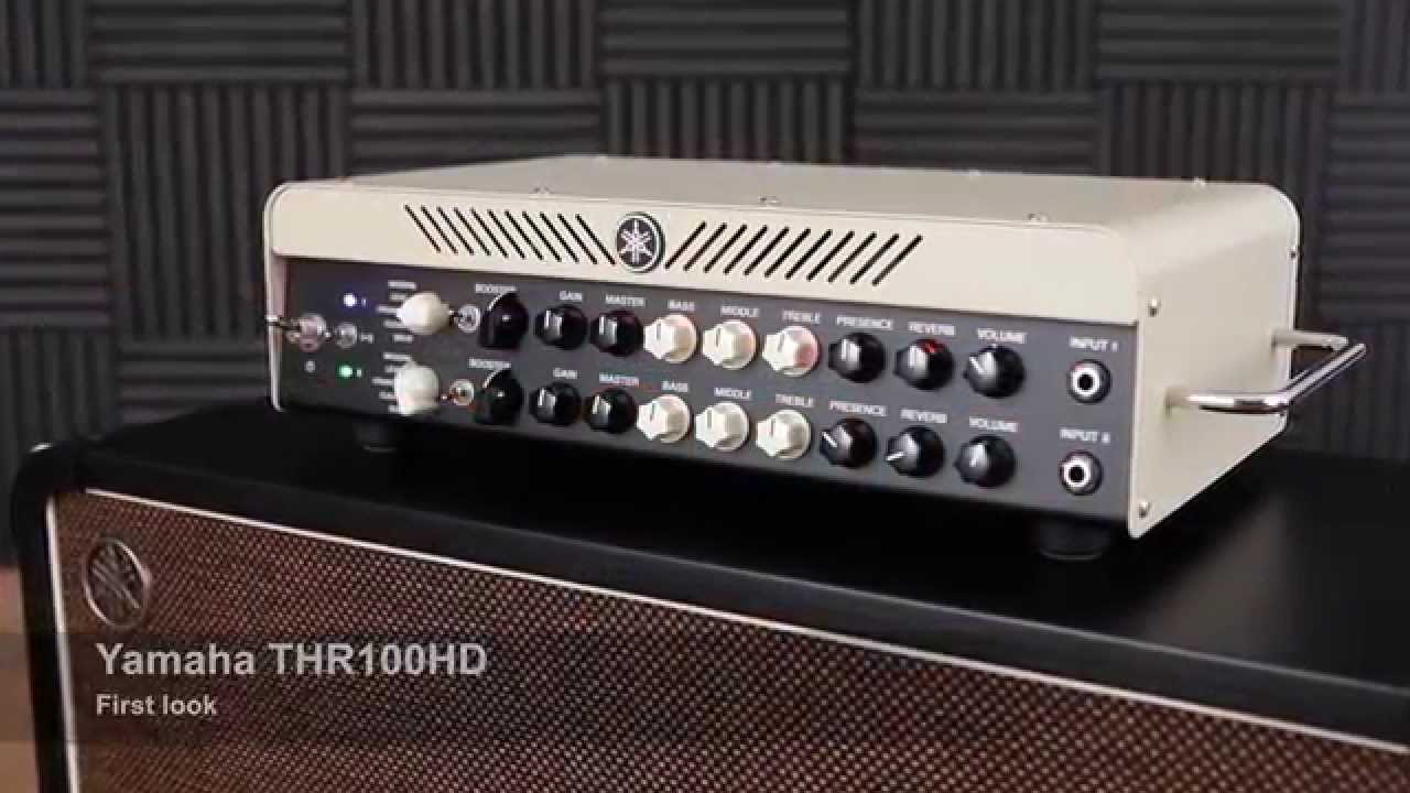 Yamaha THR100HD guitar amp head demo
