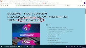 Soledad – Multi-Concept Blog/Magazine/News AMP WordPress Theme Free Download
