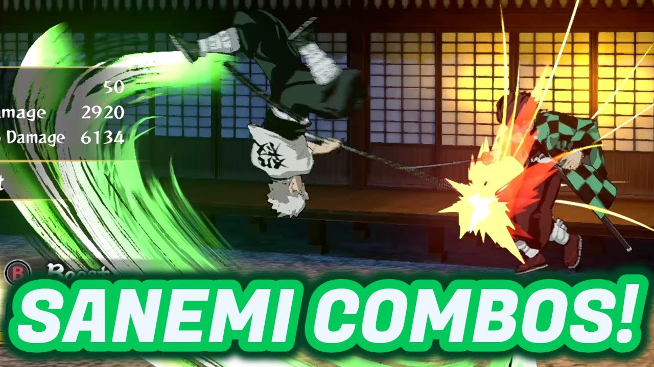Sanemi Combo Compilation!!! (Easy to Advanced!) - Demon Slayer Hinokami ...