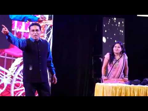 Funny husband and wife Sangeet dance