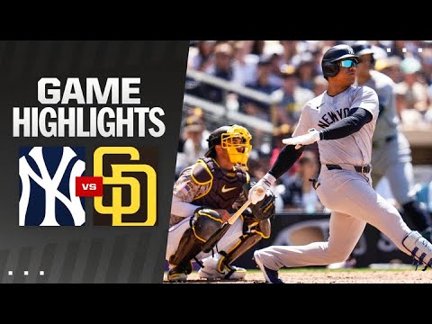 Yankees vs. Padres Game Highlights (5/25/24) | MLB Highlights