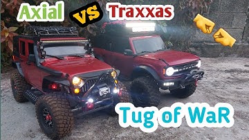 Traxxas TRX4 VS Axial SCX10 TuG of WaR
