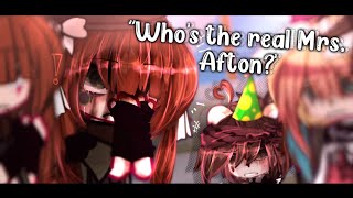 "Who's the real Mrs. Afton/Claire?" || CC/Evan Afton angst || Ft. The Aftons || FNAF