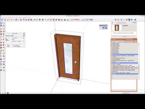 hướng dẫn Dynamic Component Sketchup
