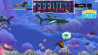 Feeding Frenzy | Stage 39: MindField | 40: Shark King | Eat Fish GamePlay | 11th Part