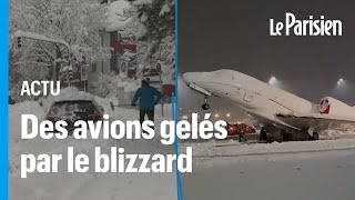 Munich paralysée par 40 centimètres de neige, les transports aériens et ferroviaires à l'arrêt