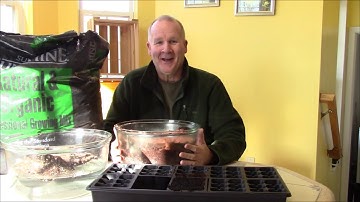 MAKING EASY 2 STEPS COCONUT COIR Seed Staring Mix using bricks. START RIGHT.