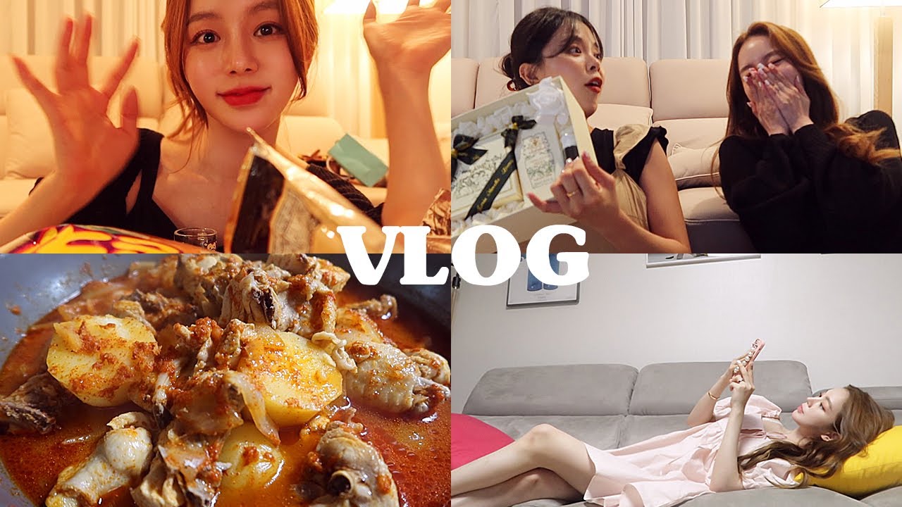 일상 vlog | 카메라랑 이별한 운수 좋은 날😂 (쿨거래 당근마켓/순두부 스팸 김치찜/홈쿡 샌드위치/짬뽕/엽기떡볶이/모둠전/닭볶음탕)
