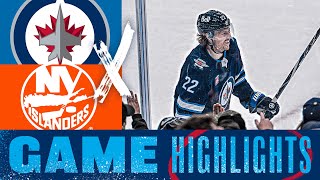 Winnipeg Jets vs. New York Islanders - Game Highlights