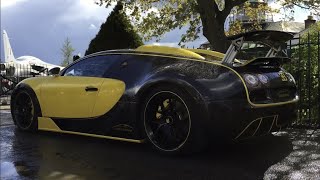 1 Off Oakley Design Bugatti 16.4 Veyron \& LaFerrari at Italia Brooklands