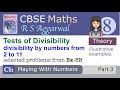 CBSE Maths 8 RS Aggarwal | Playing with Numbers | Part 3 | Tests of Divisibility