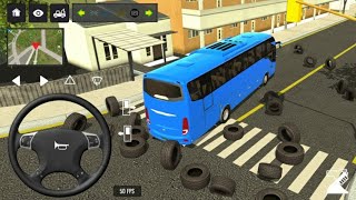 インドネシアのコーチバス運転乗客輸送|ユーロバスシミュレーター2025 Androidゲームプレイ screenshot 2