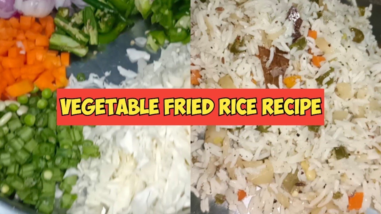 Vegetable Fried Rice Recipe Simple yet Tasty Recipe Kid's Lunch Box