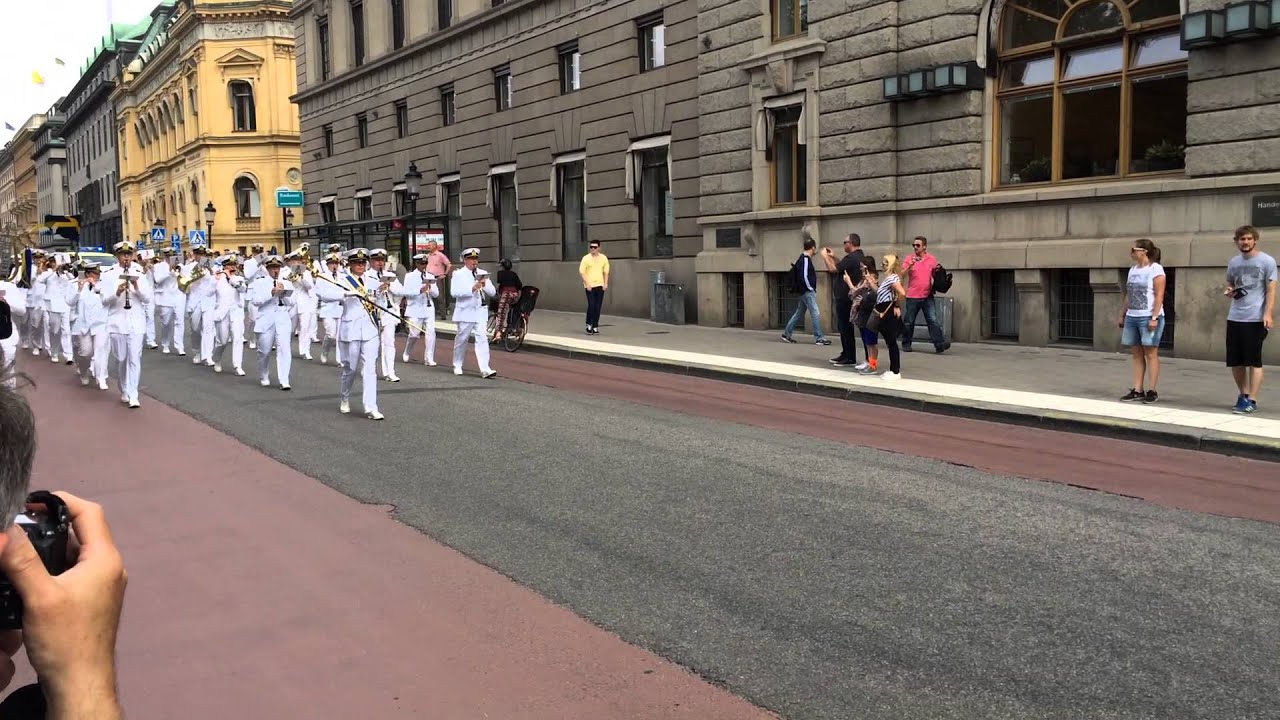 Marinens Musikkår - Vaktparad 29/6-15 - Vår Flotta