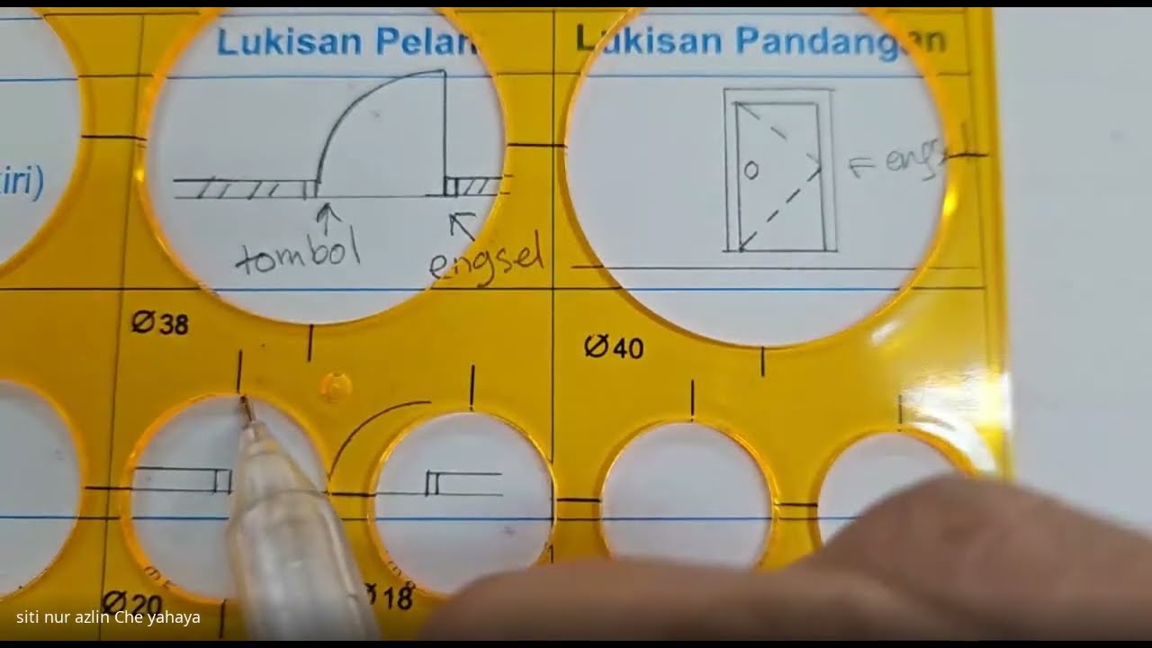 Lukisan Kejuruteraan | Lukisan Bangunan - Simbol