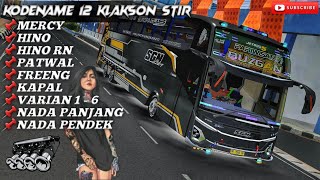 SHARE KODENAME 12 KLAKSON STIR || BUSSID V4.1.1 || SUARA KLAKSON STIR