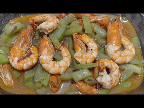 Ginisang Upo At Hipon||Sautė Bottle Gourd With Shrimp|| Lutong PinoyIILutong Bahay