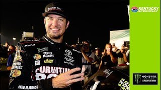 Truex wins all three stages, gets win at Kentucky