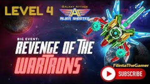 Event Wartrons Level 4 GALAXY ATTACK: ALIEN SHOOTER | Best Relax Game Mobile | Arcade Space Shoot