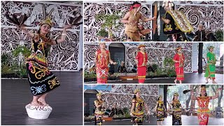 Tari Gantar, Tari Gong, Tari Perang, Tari Enggang, dari Kalimantan Timur di anjungan Kaltim, TMII