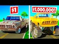 $1 TRUCK vs. $1 MILLION DOLLAR MONSTER TRUCK! (Fortnite Challenge)