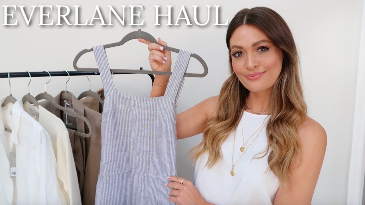 EVERLANE TRY ON HAUL, STYLING SPRING OUTFITS