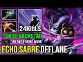 How to Offlane Riki with Echo Sabre Mana Burn 1 Shot Backstab Max Multiplier Invisible Ninja Dota 2