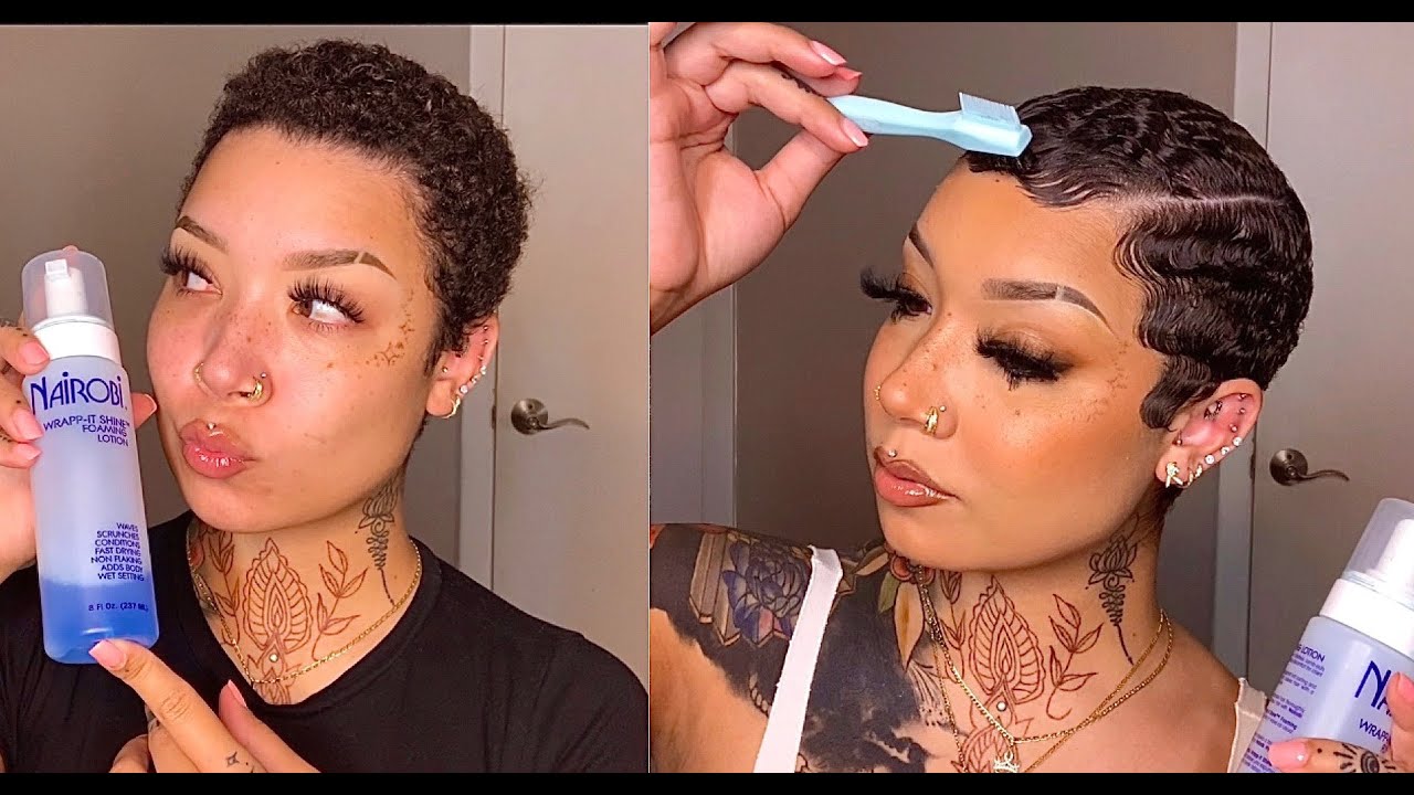 NATURALLY CURLY PIXIE TUTORIAL