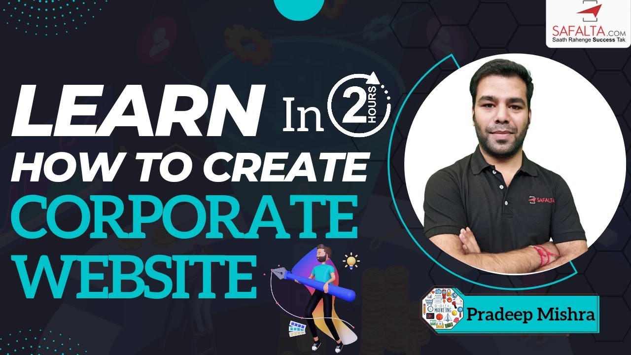 Learn How to Create Corporate Website By Pradeep Mishra YouTube