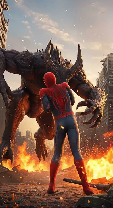 Giant Spiderman #marvel #marvelhero #funnyvideos #funnyshorts #spiderman  #joker #venom